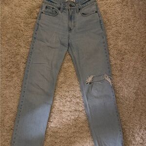 Abercrombie & Fitch Light Blue Straight Leg Jeans